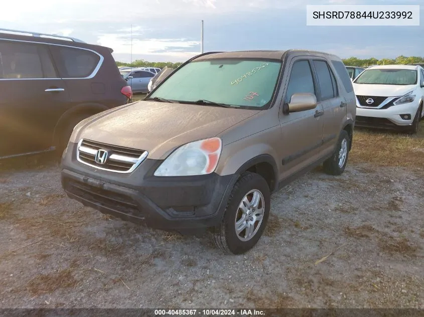 2004 Honda Cr-V Ex VIN: SHSRD78844U233992 Lot: 40485367