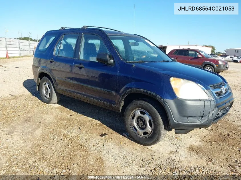 2004 Honda Cr-V Lx VIN: JHLRD68564C021053 Lot: 40526434