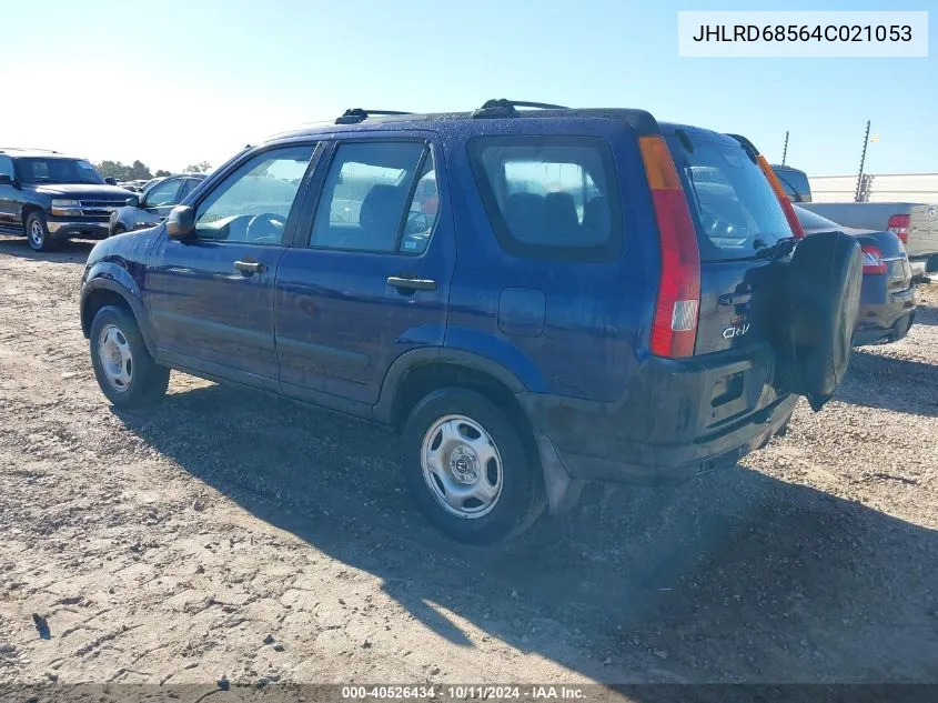 2004 Honda Cr-V Lx VIN: JHLRD68564C021053 Lot: 40526434