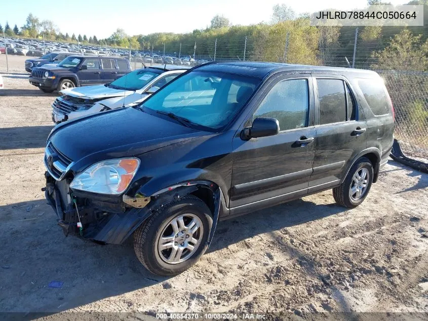 2004 Honda Cr-V Ex VIN: JHLRD78844C050664 Lot: 40554370