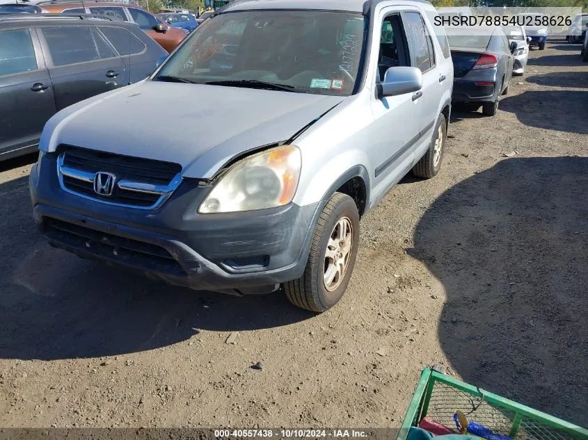 2004 Honda Cr-V Ex VIN: SHSRD78854U258626 Lot: 40557438