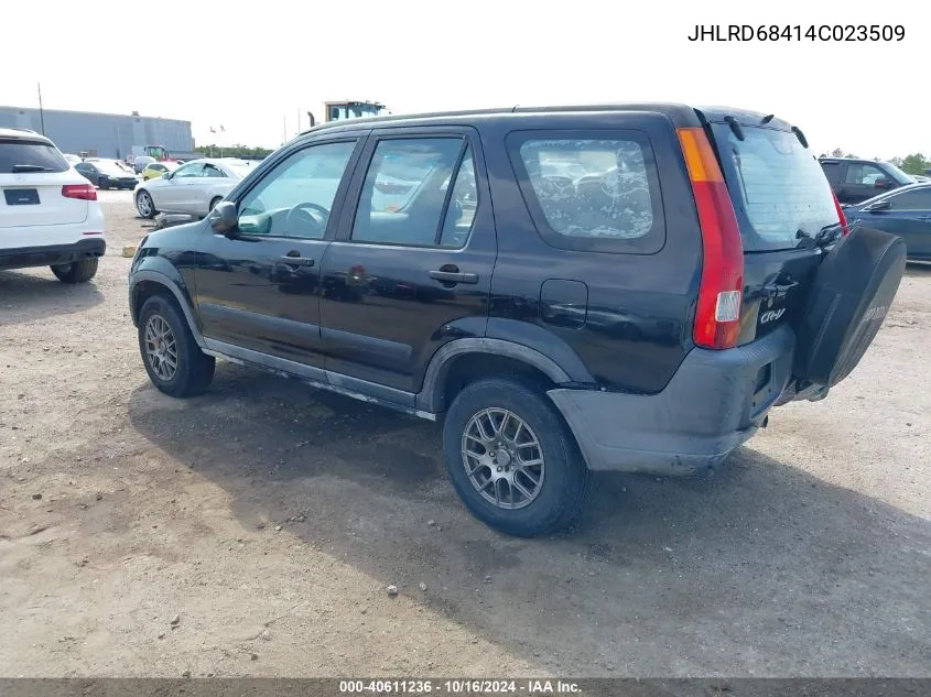 JHLRD68414C023509 2004 Honda Cr-V Lx