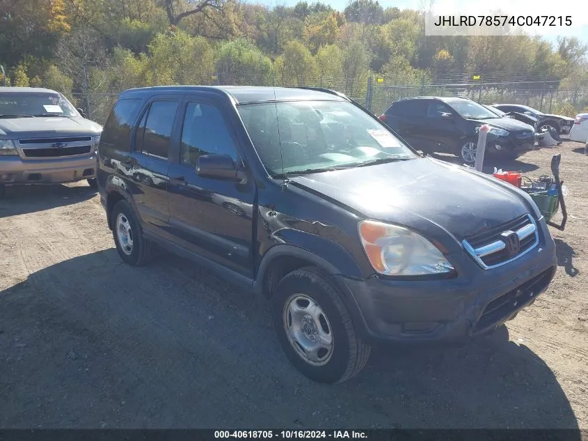 JHLRD78574C047215 2004 Honda Cr-V Lx