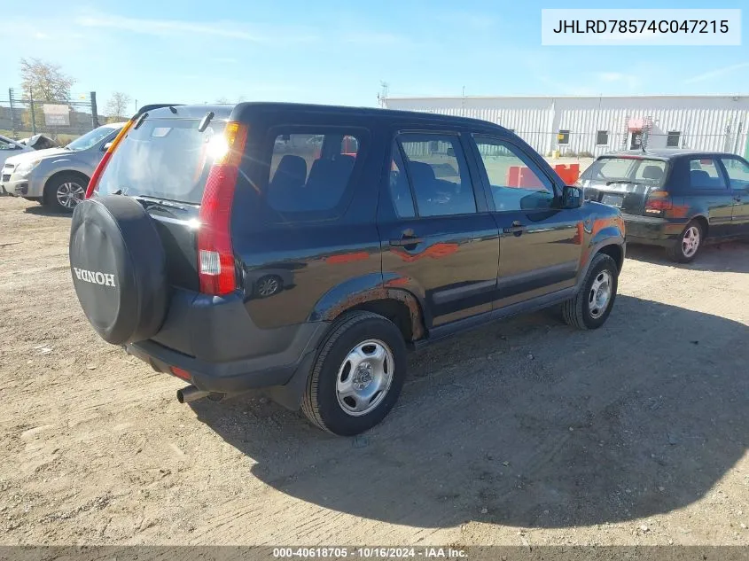 JHLRD78574C047215 2004 Honda Cr-V Lx