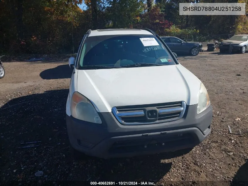 SHSRD78804U251258 2004 Honda Cr-V Ex