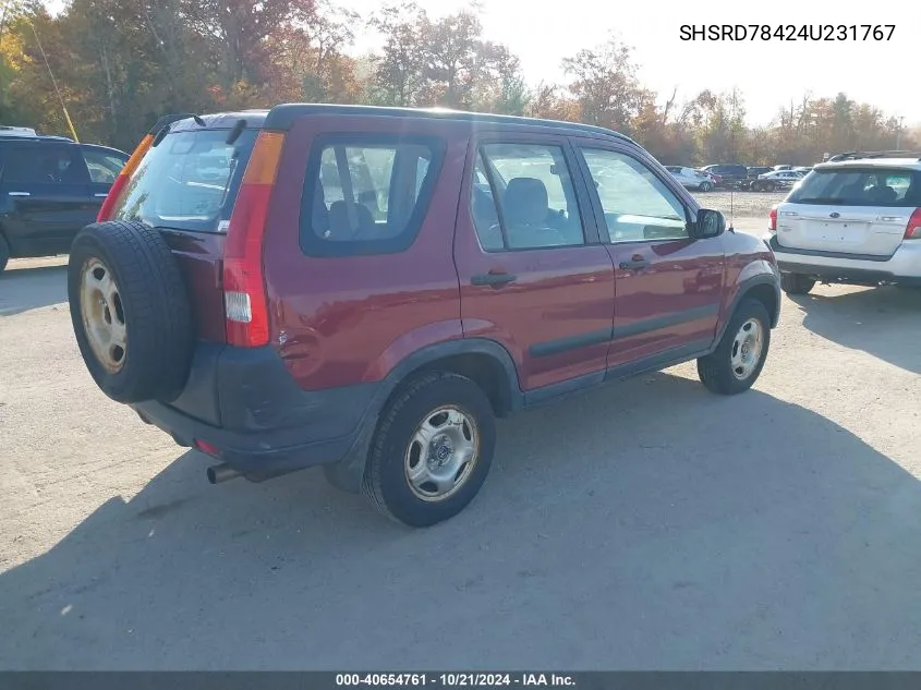 SHSRD78424U231767 2004 Honda Cr-V Lx