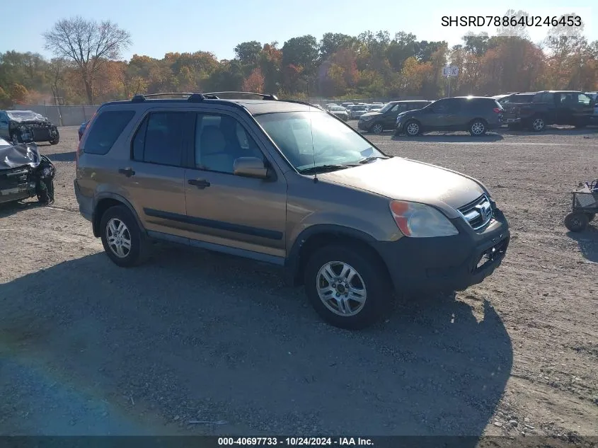 2004 Honda Cr-V Ex VIN: SHSRD78864U246453 Lot: 40697733