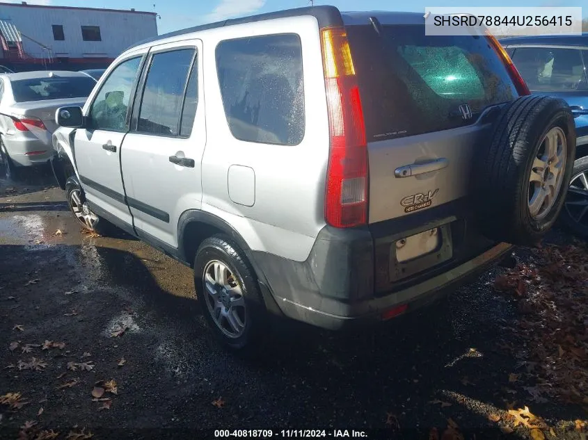 2004 Honda Cr-V Ex VIN: SHSRD78844U256415 Lot: 40818709