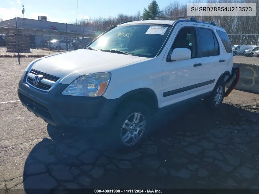 2004 Honda Cr-V Ex VIN: SHSRD78854U213573 Lot: 40831988