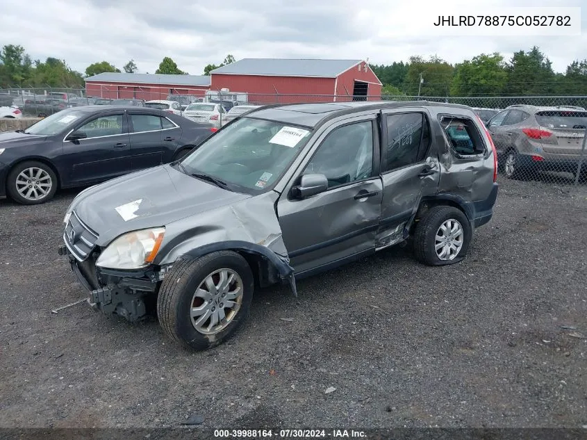 JHLRD78875C052782 2005 Honda Cr-V Ex