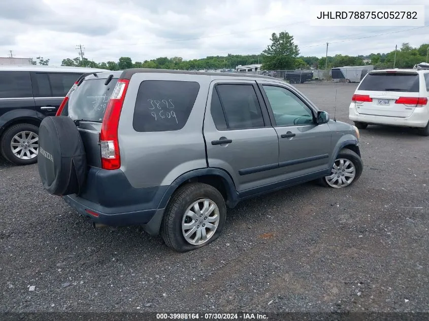 JHLRD78875C052782 2005 Honda Cr-V Ex