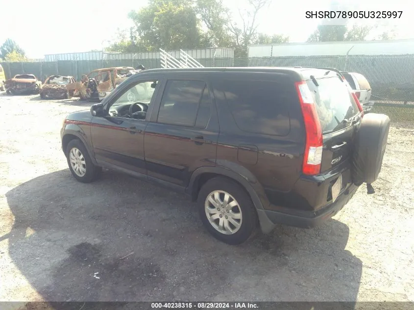 SHSRD78905U325997 2005 Honda Cr-V Se