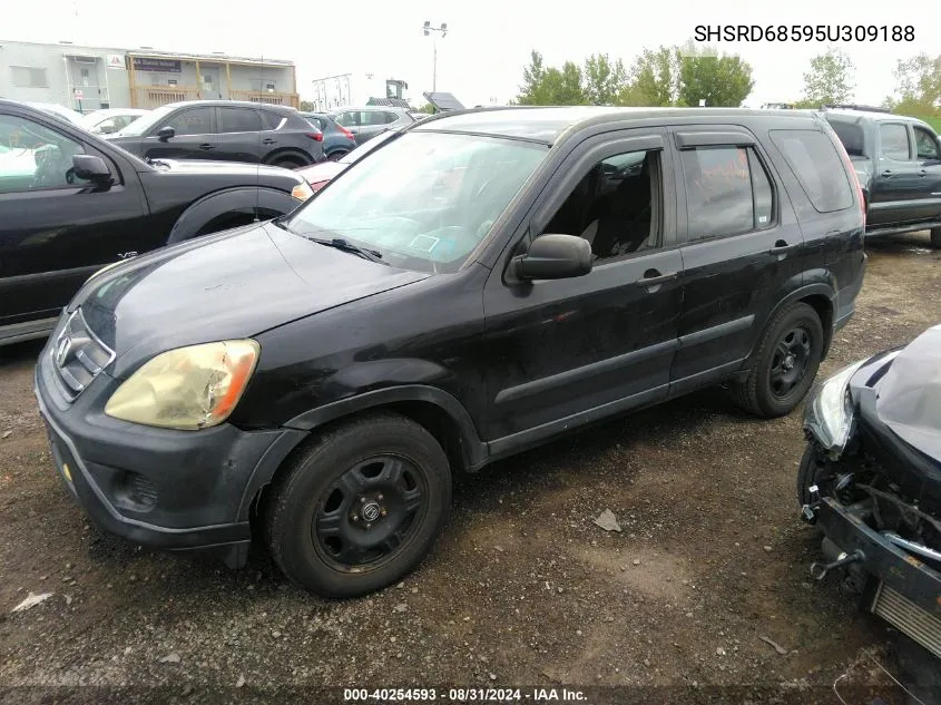 SHSRD68595U309188 2005 Honda Cr-V Lx