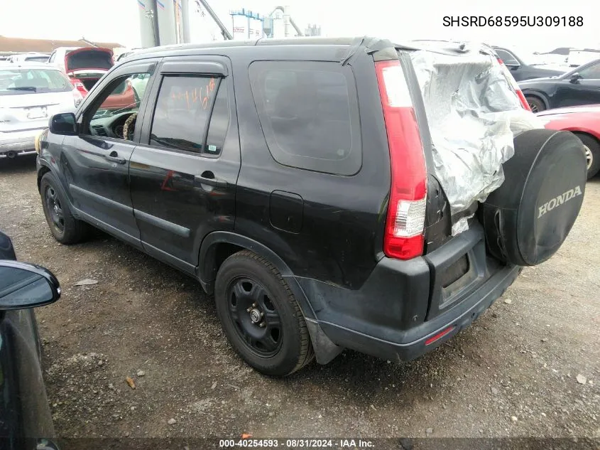 SHSRD68595U309188 2005 Honda Cr-V Lx