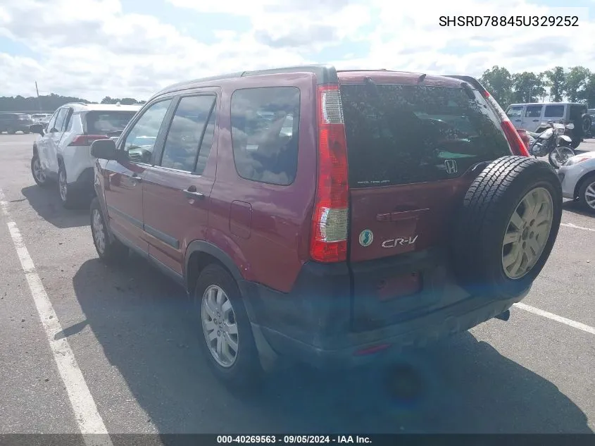 SHSRD78845U329252 2005 Honda Cr-V Ex