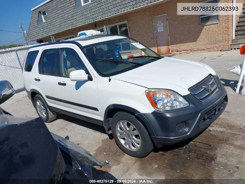 2005 Honda Cr-V Ex VIN: JHLRD78825C062393 Lot: 40275129