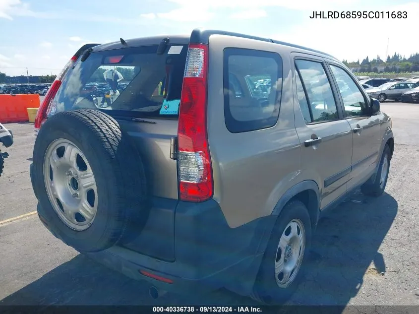 JHLRD68595C011683 2005 Honda Cr-V Lx