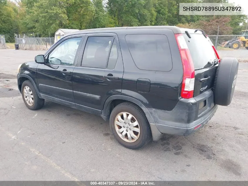 SHSRD78895U347892 2005 Honda Cr-V Ex