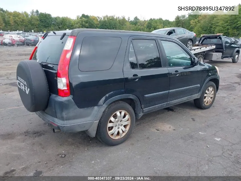 SHSRD78895U347892 2005 Honda Cr-V Ex