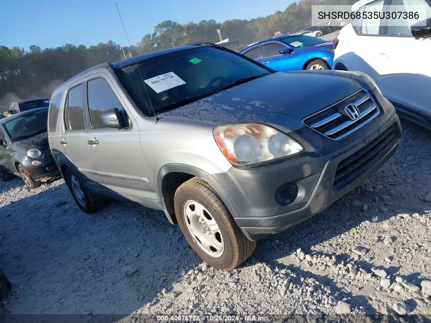 SHSRD68535U307386 2005 Honda Cr-V Lx