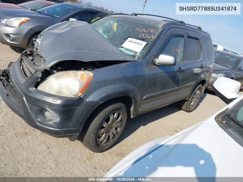 SHSRD77885U341874 2005 Honda Cr-V Ex