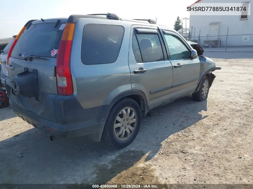 SHSRD77885U341874 2005 Honda Cr-V Ex