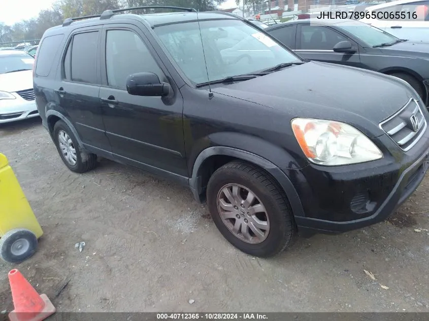 JHLRD78965C065516 2005 Honda Cr-V Se