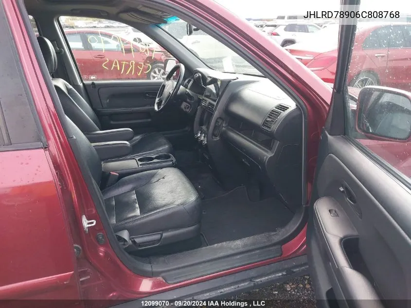 JHLRD78906C808768 2006 Honda Cr-V Se/Ex