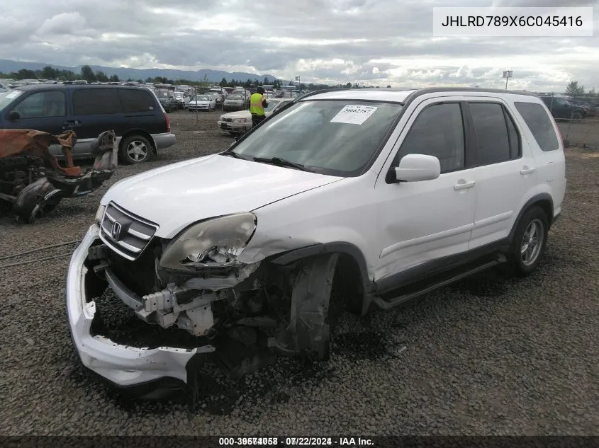 JHLRD789X6C045416 2006 Honda Cr-V Se