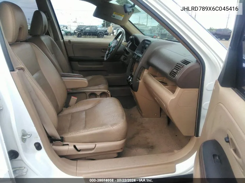 JHLRD789X6C045416 2006 Honda Cr-V Se