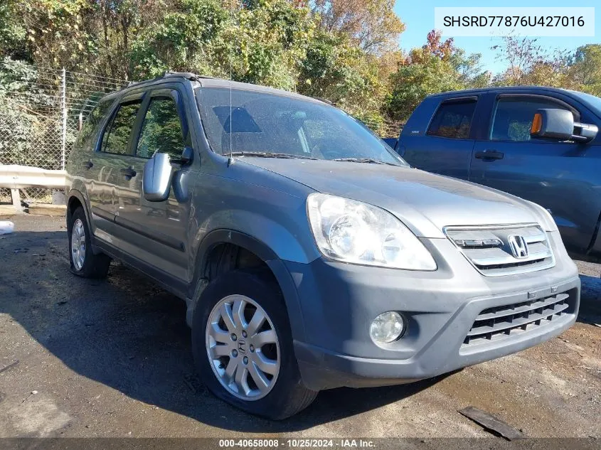 SHSRD77876U427016 2006 Honda Cr-V Ex