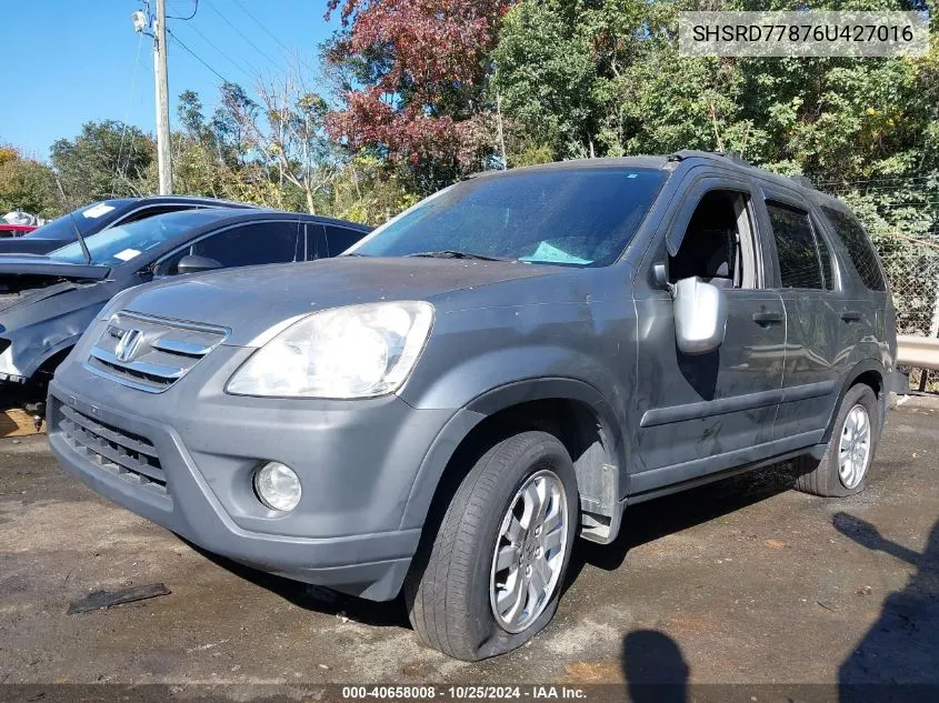 SHSRD77876U427016 2006 Honda Cr-V Ex