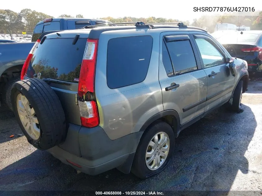 SHSRD77876U427016 2006 Honda Cr-V Ex