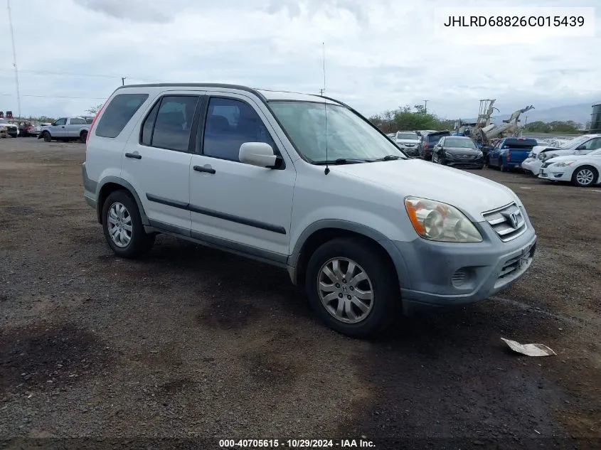 2006 Honda Cr-V Ex VIN: JHLRD68826C015439 Lot: 40705615