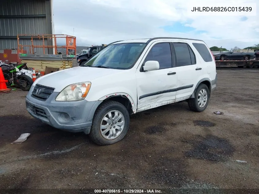 2006 Honda Cr-V Ex VIN: JHLRD68826C015439 Lot: 40705615