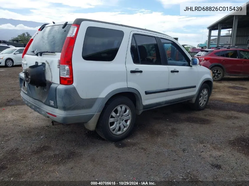 2006 Honda Cr-V Ex VIN: JHLRD68826C015439 Lot: 40705615