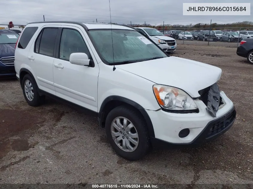 JHLRD78966C015684 2006 Honda Cr-V Se