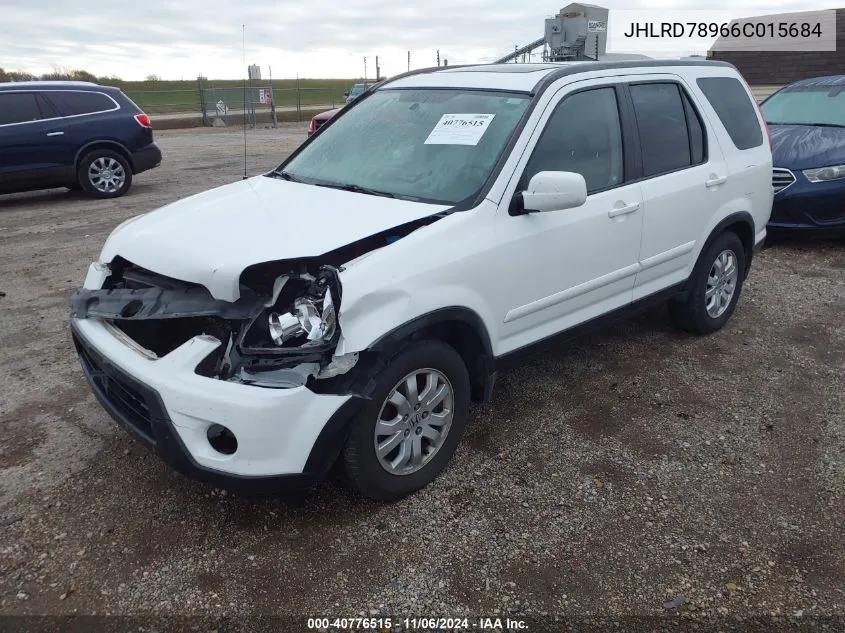 JHLRD78966C015684 2006 Honda Cr-V Se