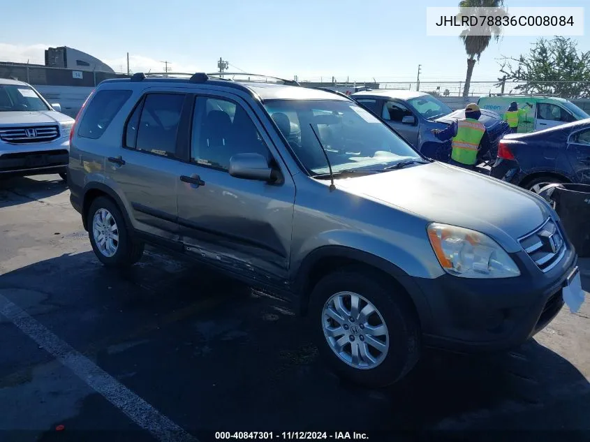 2006 Honda Cr-V Ex VIN: JHLRD78836C008084 Lot: 40847301