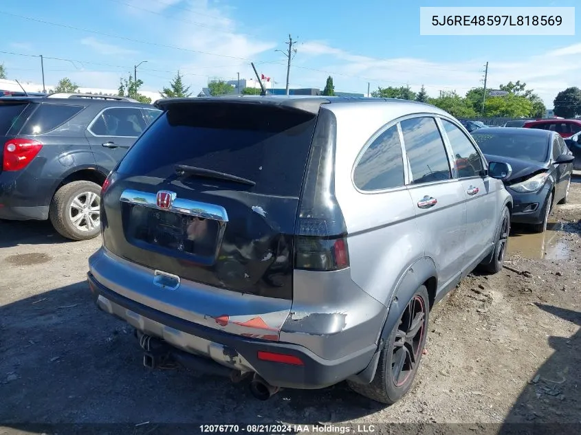 5J6RE48597L818569 2007 Honda Cr-V