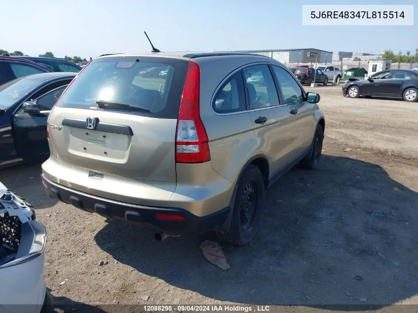 5J6RE48347L815514 2007 Honda Cr-V