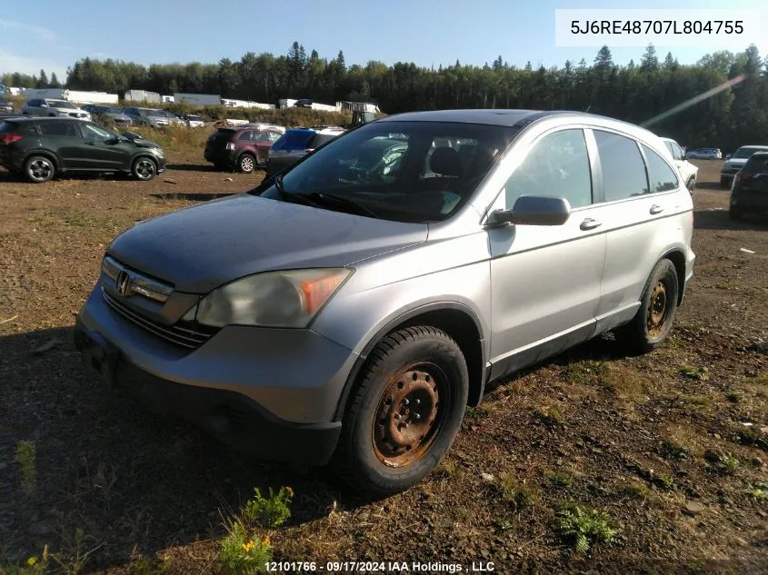 5J6RE48707L804755 2007 Honda Cr-V