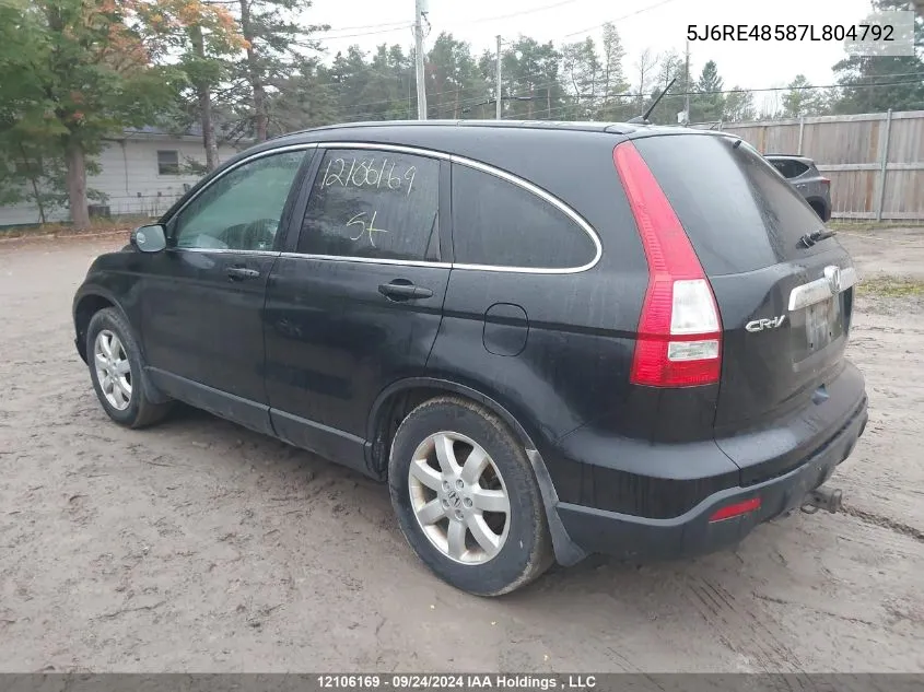 5J6RE48587L804792 2007 Honda Cr-V