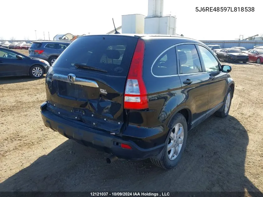 5J6RE48597L818538 2007 Honda Cr-V