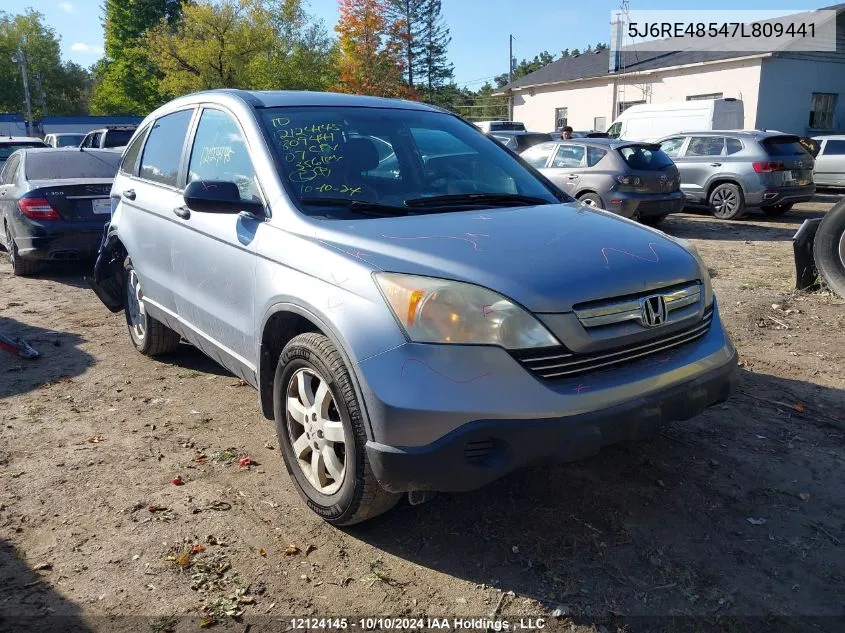 5J6RE48547L809441 2007 Honda Cr-V