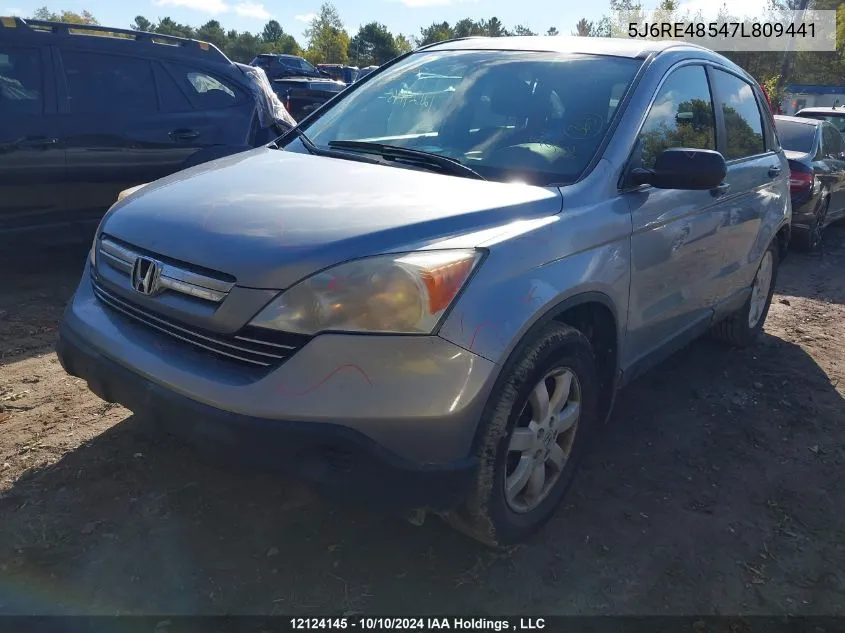 2007 Honda Cr-V VIN: 5J6RE48547L809441 Lot: 12124145