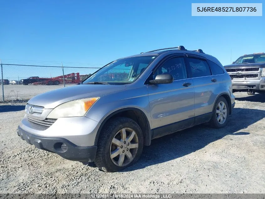 2007 Honda Cr-V VIN: 5J6RE48527L807736 Lot: 12127011