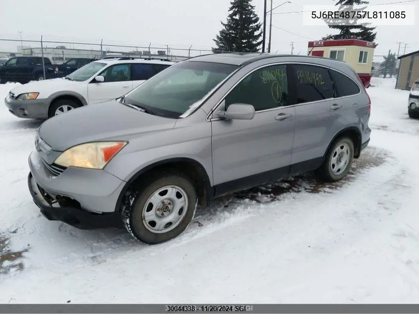 2007 Honda Cr-V Exl VIN: 5J6RE48757L811085 Lot: 30044338