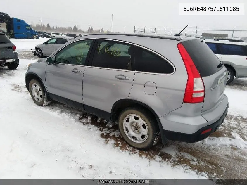 2007 Honda Cr-V Exl VIN: 5J6RE48757L811085 Lot: 30044338