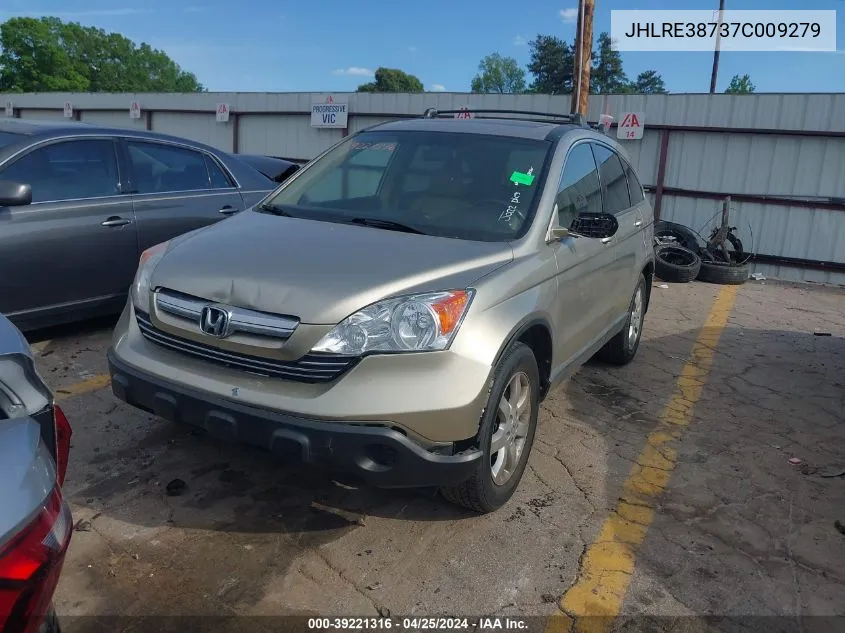 JHLRE38737C009279 2007 Honda Cr-V Ex-L